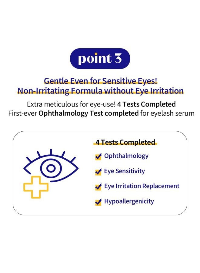 ETUDE Power Eyelash Ampoule (1+1) SET (1.31fl.oz) | Easy and Comfortable Daily Eyelashes Serum | Eyelash Growth Enhancer with Natural Growth Peptides for Long, Thick Lashes | Korean Makeup, Gifting - Image 5