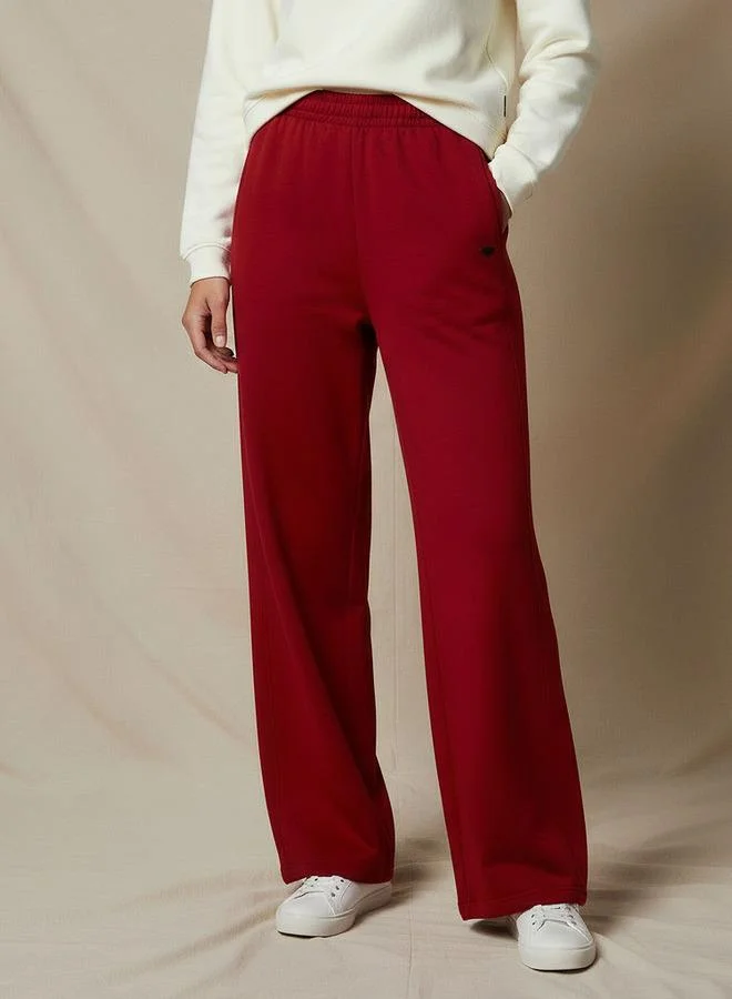 لي كوبر Lee Cooper Straight Fit Elasticated Waist Pants