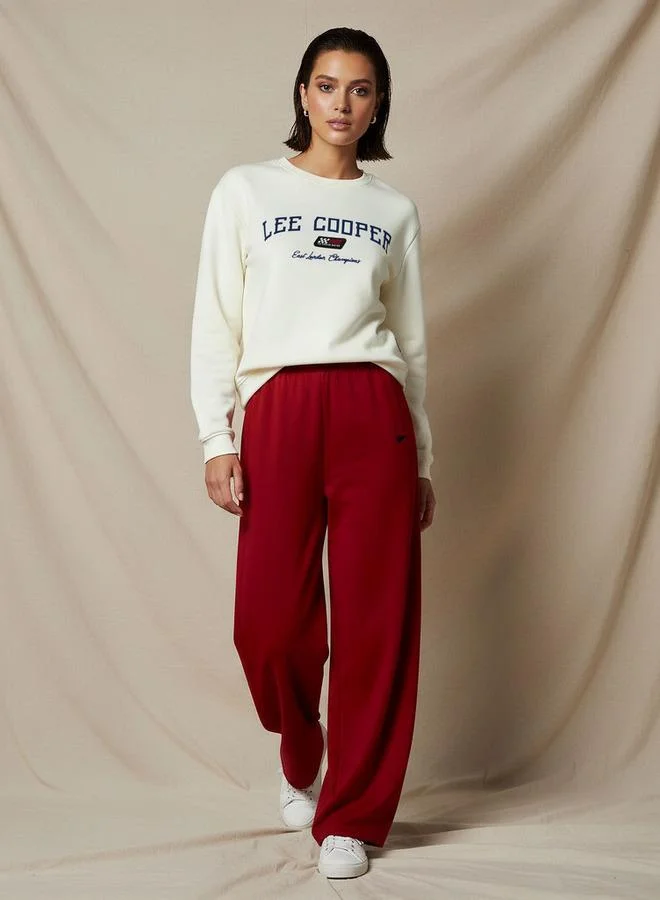 لي كوبر Lee Cooper Straight Fit Elasticated Waist Pants