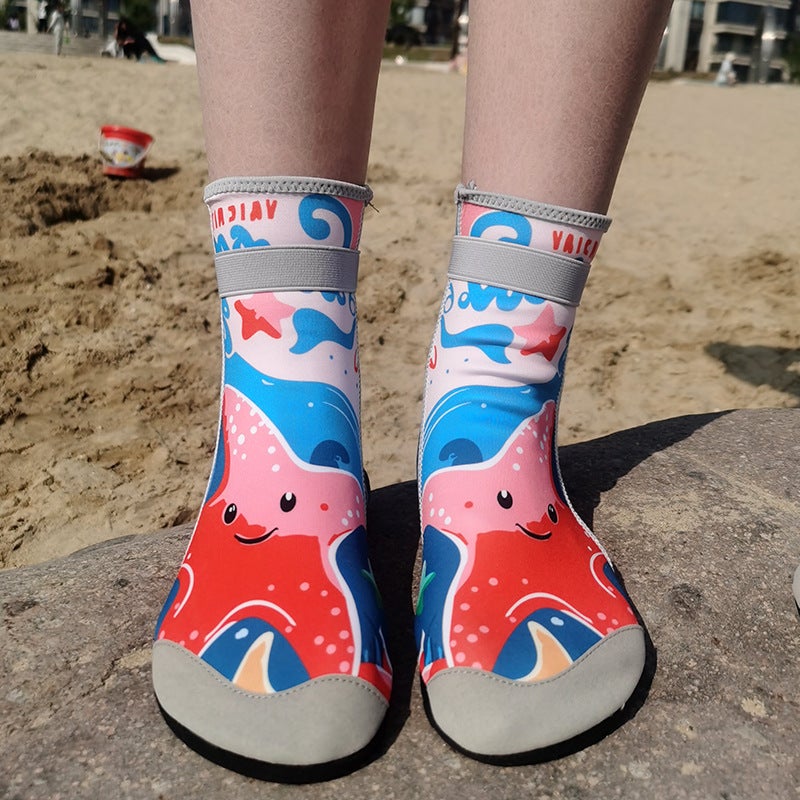 Children's High-Top Beach Shoes Aqua Socks Anti-Slip - Image 4