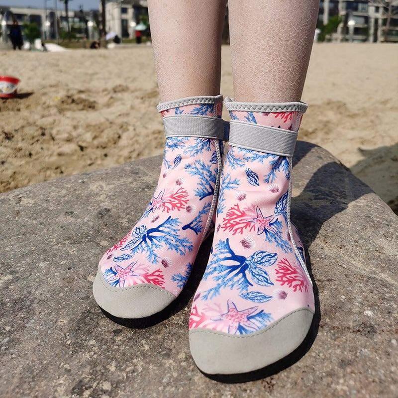 Children's High-Top Beach Shoes Aqua Socks Anti-Slip - Image 3