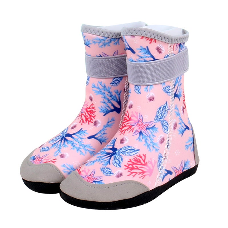 Children's High-Top Beach Shoes Aqua Socks Anti-Slip - Image 5