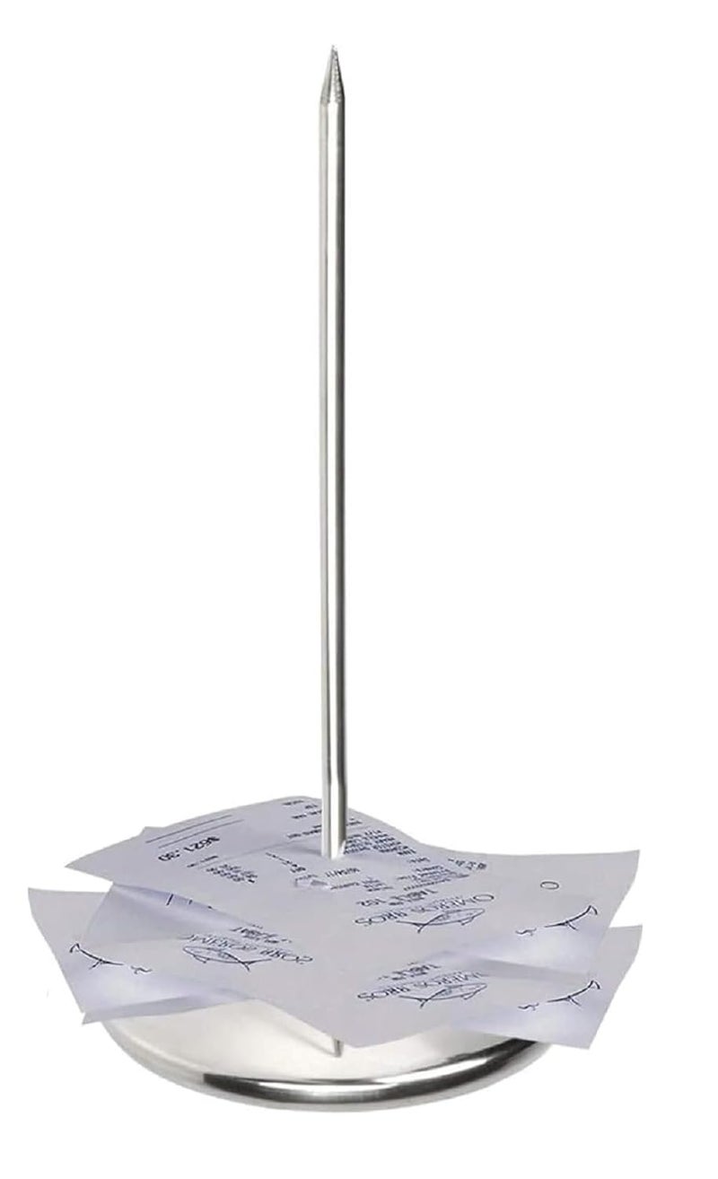 Dynore Stainless Steel Paper Memo Holder/Receipt Holder/Bill Fork for Bill Receipt Note Paper- Set of 2 Pcs - Image 4