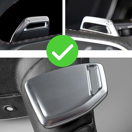 sumaikeji Aluminum Steering Wheel Shift Paddle Extensions for Audi RS5/RS7/RS6 Avant(2021-2025), e-tron GT/RS e-tron GT/RS3(2022-2025) Auto Accessories（red） - Image 2