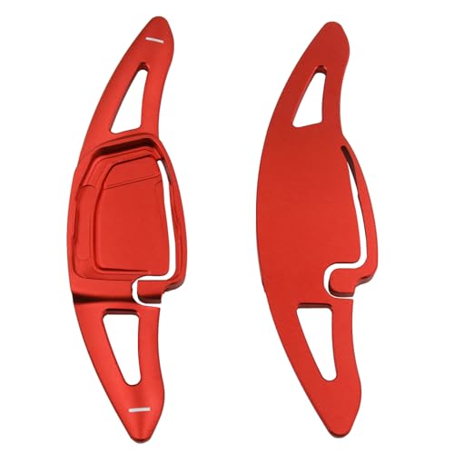sumaikeji Aluminum Steering Wheel Shift Paddle Extensions for Audi RS5/RS7/RS6 Avant(2021-2025), e-tron GT/RS e-tron GT/RS3(2022-2025) Auto Accessories（red） - Image 5