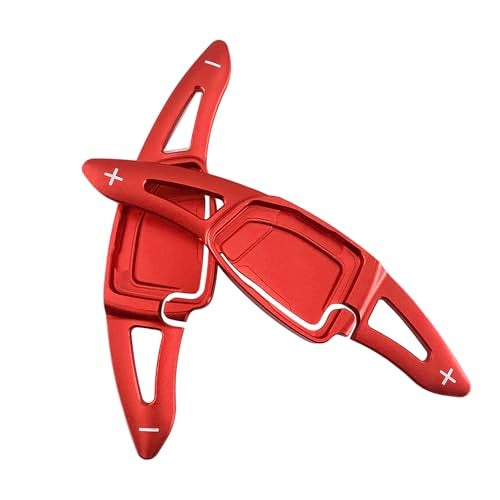 sumaikeji Aluminum Steering Wheel Shift Paddle Extensions for Audi RS5/RS7/RS6 Avant(2021-2025), e-tron GT/RS e-tron GT/RS3(2022-2025) Auto Accessories（red） - Image 4