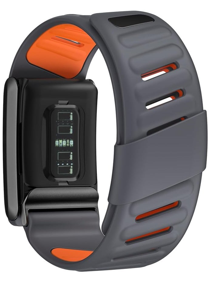 Comfort Durable Silicone Wristband Compatible with WHOOP 4.0 Band, Soft Silicone Sports Loop Strap for Men & Women, with U Shapped Connector  - Image 2