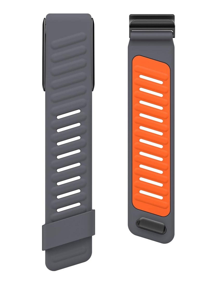 Comfort Durable Silicone Wristband Compatible with WHOOP 4.0 Band, Soft Silicone Sports Loop Strap for Men & Women, with U Shapped Connector  - Image 4