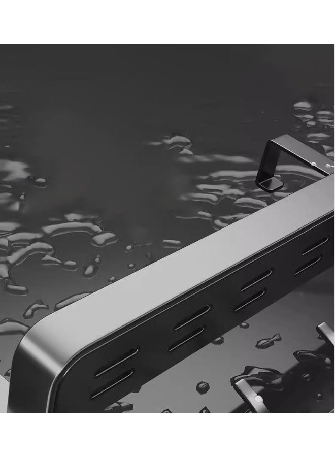 HOMESTAR Over Door Hook, Metal Clothes Rack with 2-Tier 6 Hooks, Over Door Towel & Coat Rack for Hanging Coats, Over Door Coat Rack for Bathroom, Behind Back of Door - Image 5