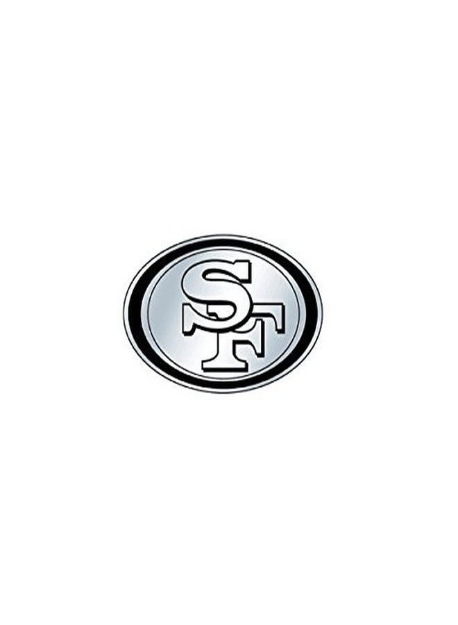 ProMark San Francisco 49ers Car 3D Chrome Car Auto Emblem - Image 1