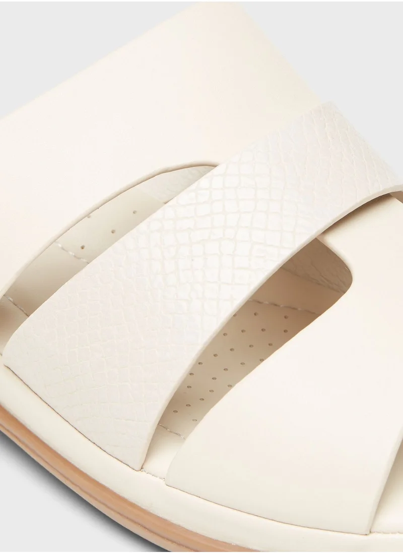 شو اكسبرس Multi Strap Wedge Sandals
