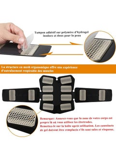 Arabest EMS Pads, Muscle Stimulator Machine ABS Stimulator Trainer, Abdominal Toning Belt Muscle Trainer, Portable Fitness Trainer for Abdomen, Arm and Leg, with 6 Modes 10 Levels  - Image 4