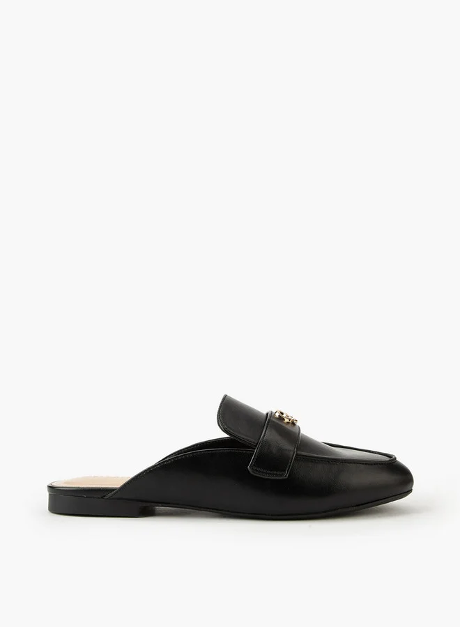 سيليست Women'S Solid Slip-On Mules