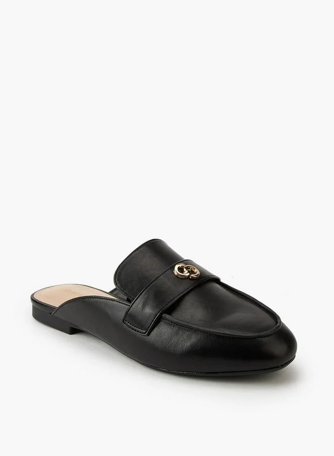 سيليست Women'S Solid Slip-On Mules