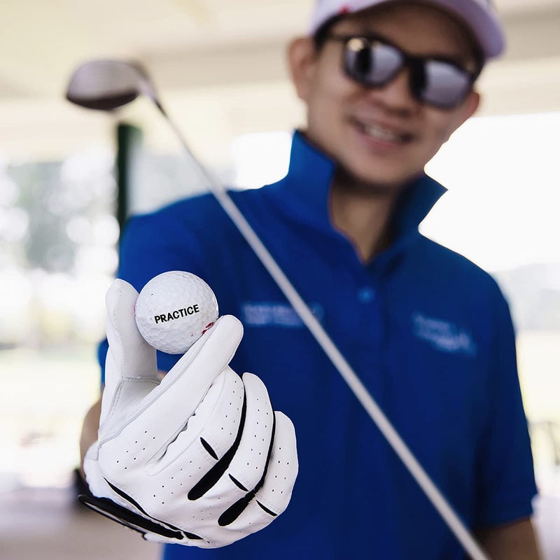 Bastex 100 Hit-Away Used Golf Balls Bulk - Recycled Golf Balls for Men - Practice & Range Golf Balls - Mix in Mesh Shag Bag - Image 5