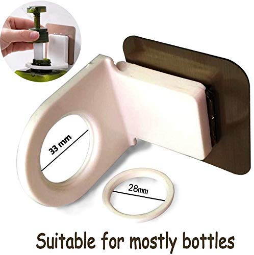 Koyet Wall Hanging Stand for Multipurpose Used on soap Holder/sanitizer/Water Bottle & Other (no Bottle Included) (2pcs) - Image 3