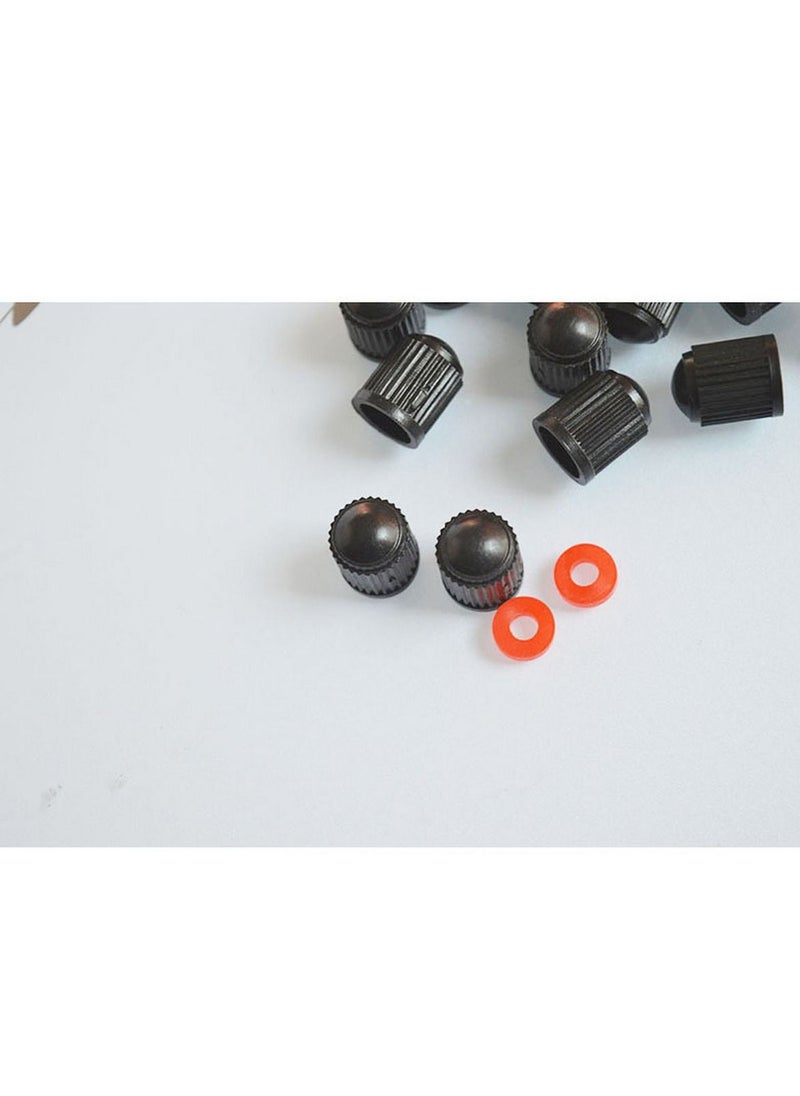 RATSAW Set of 30 Plastic Tire Valve Stem Caps with O Ring Seal  Universal Covers for Cars SUVs Motorcycles Bikes and Trucks  Easy Screw On Operation  - Image 3