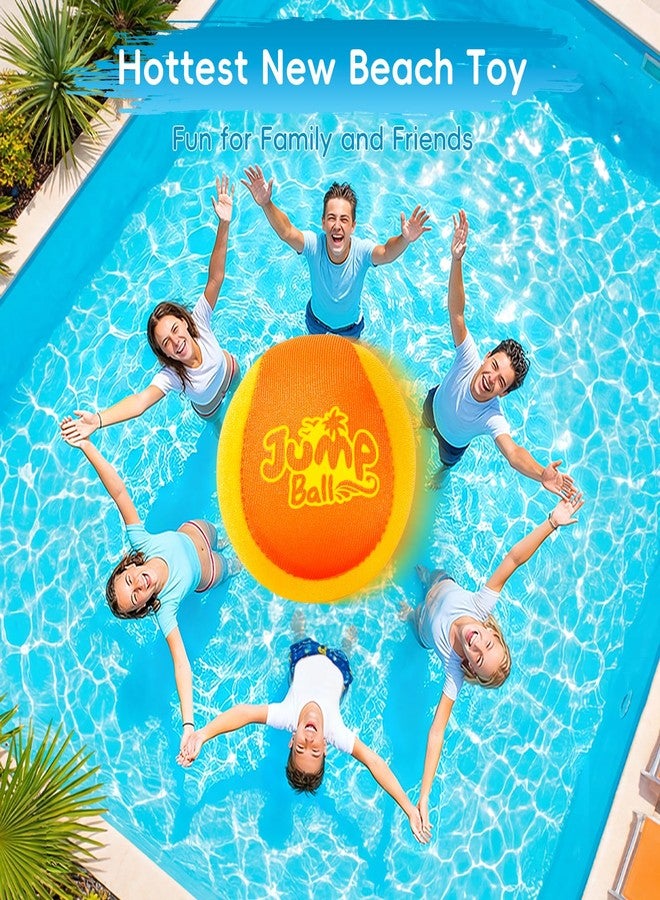LETREEN Water Stone Skipping Ball Set 4 Pack - Fun Pool Toys for Kids All Ages - Water Bouncing Skip Ball Toy for Boys & Girls - Best Games Gifts with Your Friends & Family (Playful Spirit) - Image 5