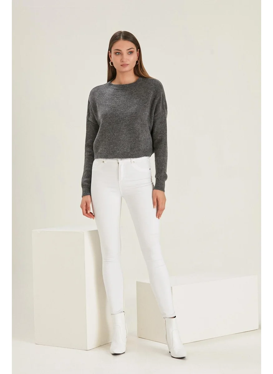 الكسندر جاردي Alexandergardi Bat Sleeve Sweater (B22-5751)