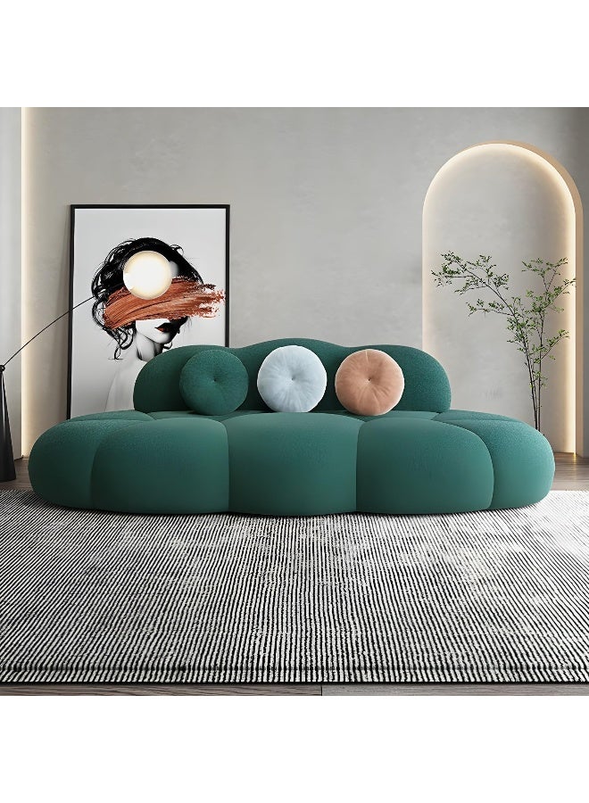 Comfynest أريكة كومفينست المعاصرة بدون ذراعين من الصوف بتصميم سحابي أنيق لغرفة المعيشة - Image 1