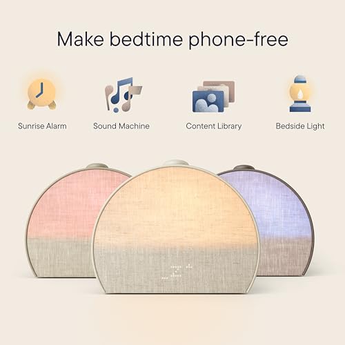 Hatch Baby Hatch Restore 3 Sunrise Alarm Clock, Sound Machine, Smart Light (Greige) - White Noise, Screen-Free Sleep Routine - Image 2