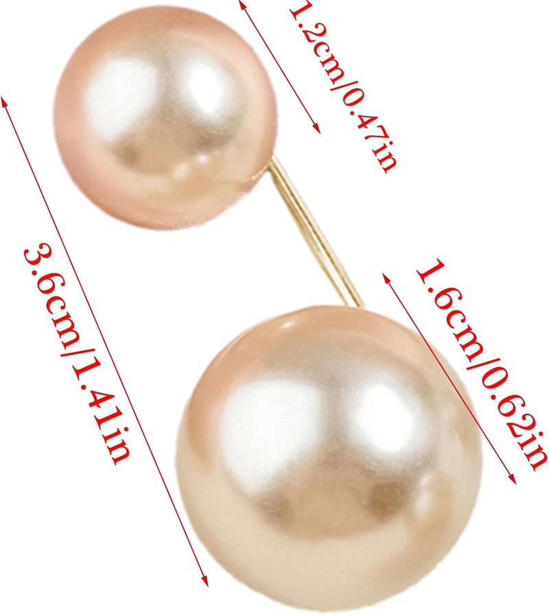 Artificial Pearls Waist Tighteners Trousers Length Adjuster Pin Pants Shortener Clip Cardigan Collar Safe Pin Shawl Clip Adjustable Belt Replacement - Image 4