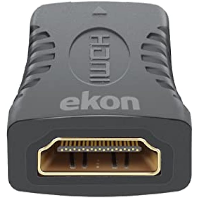 Ekon SBS HDMI ADAPTER FEMALE FEMALE VIDEO ADAPTER HDMI ADAPTER HDMI ADAPTER HDMI ADAPTER FOR TV SMART TV MONITOR WII PS2 LAPTOP PC - Image 1
