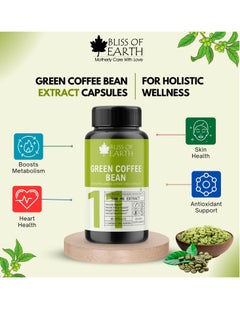 BLISS OF EARTH Green Coffee Bean Extract Supplement & Tribulus Terrestris Extract Supplement Capsules For Energy Stamina & Health  - Image 2