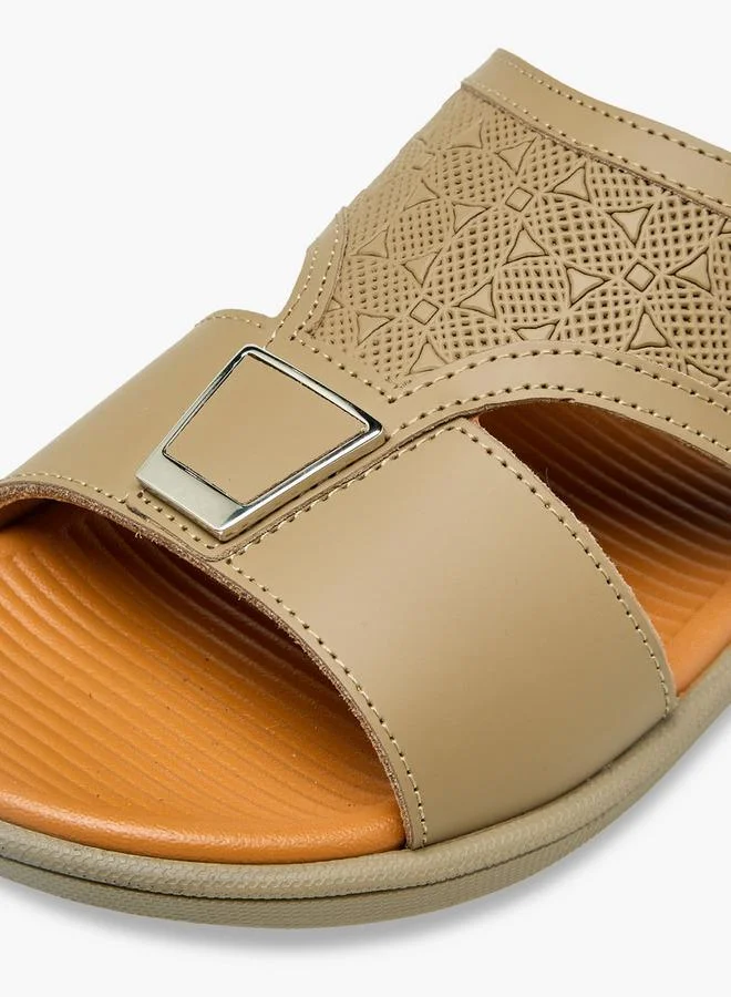 Le Confort BEIGE Boys Leather Arabic Sandals Ramadan Collection for Men | Best Price UAE