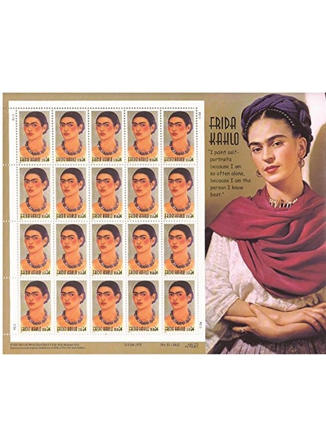 USPS Frida Kahlo Sheet Of Twenty 34 Cent Stamps Scott 3509  - Image 2