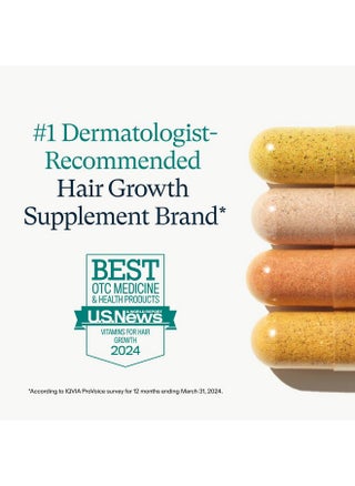 Women'S Hair Growth Supplements, For Women Ages 18-44, Clinically Proven Hair Supplement For Visibly Thicker And Stronger Hair, Dermatologist Recommended - 1 Month Supply, 1 Refill Pouch - pzsku/Z9CA94E6B4EA859D6E7CFZ/45/_/1734183267/863be365-03a7-4741-8c4e-005c71fac194