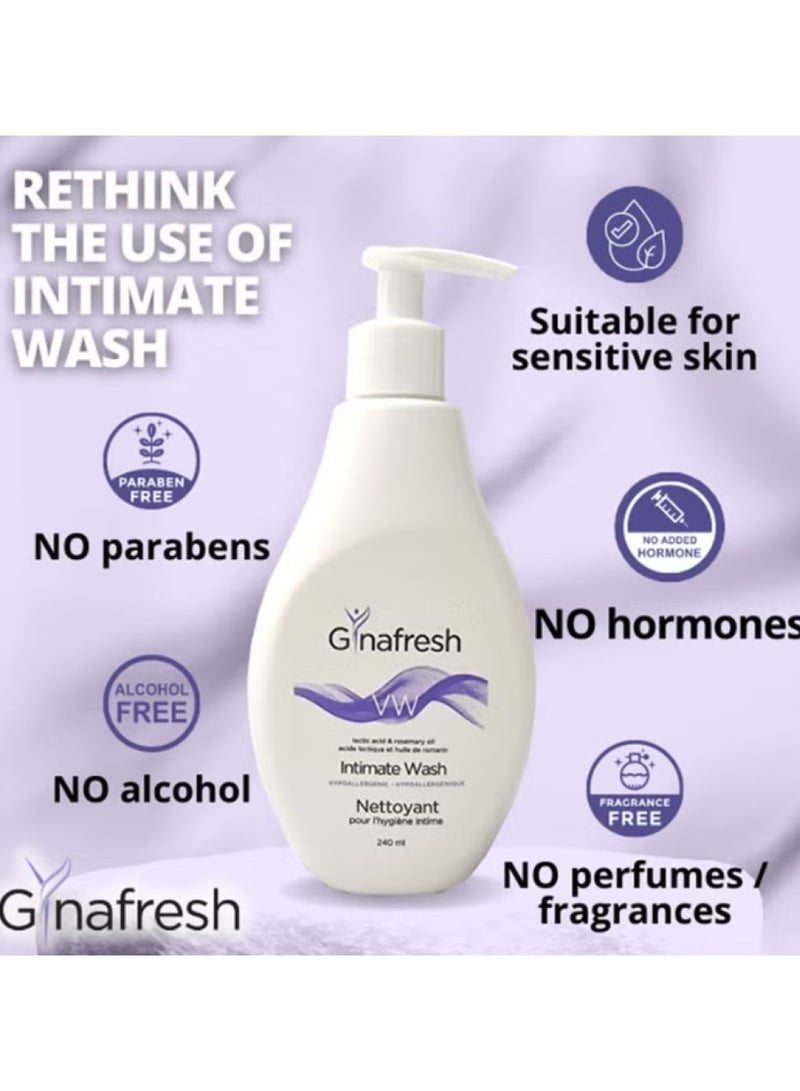 Gynafresh VW Anti-Odour Cleansing Anti-Bacterial Intimate Wash For Women 240ml - Image 4