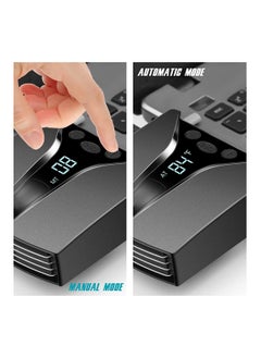 KASTWAVE Laptop Cooler with Temperature Display, intelligent temperature measurement cooling, Rapid Cooling, 13 wind speed (2600-5000RPM turbo fan), for Gaming Laptop, Switch  - Image 3
