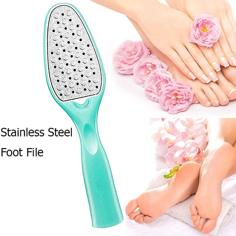 Honbuty 8 in 1 Professional Pedicure kit Foot Rasp Stainless Steel Foot File Callus Remover Kit for Women Men Home Travel Foot Care Kit - Image 2
