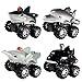 DINOBROS Shark Toys Pull Back Cars for Boys and Toddlers 4 Pack Ocean Sea Animal Truck Toy Dolphin Hammerhead Shark Killer Whale Playset Gift for 3 Years Old and Up - Image 4