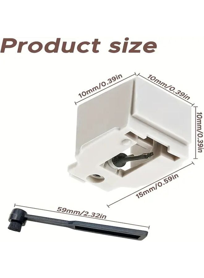 ATN3600L Stylus Needle 2 Pack Diamond Tip Carbon Fiber For AT LP60X AT3600L Includes Cleaning Brush Storage Box - Image 3