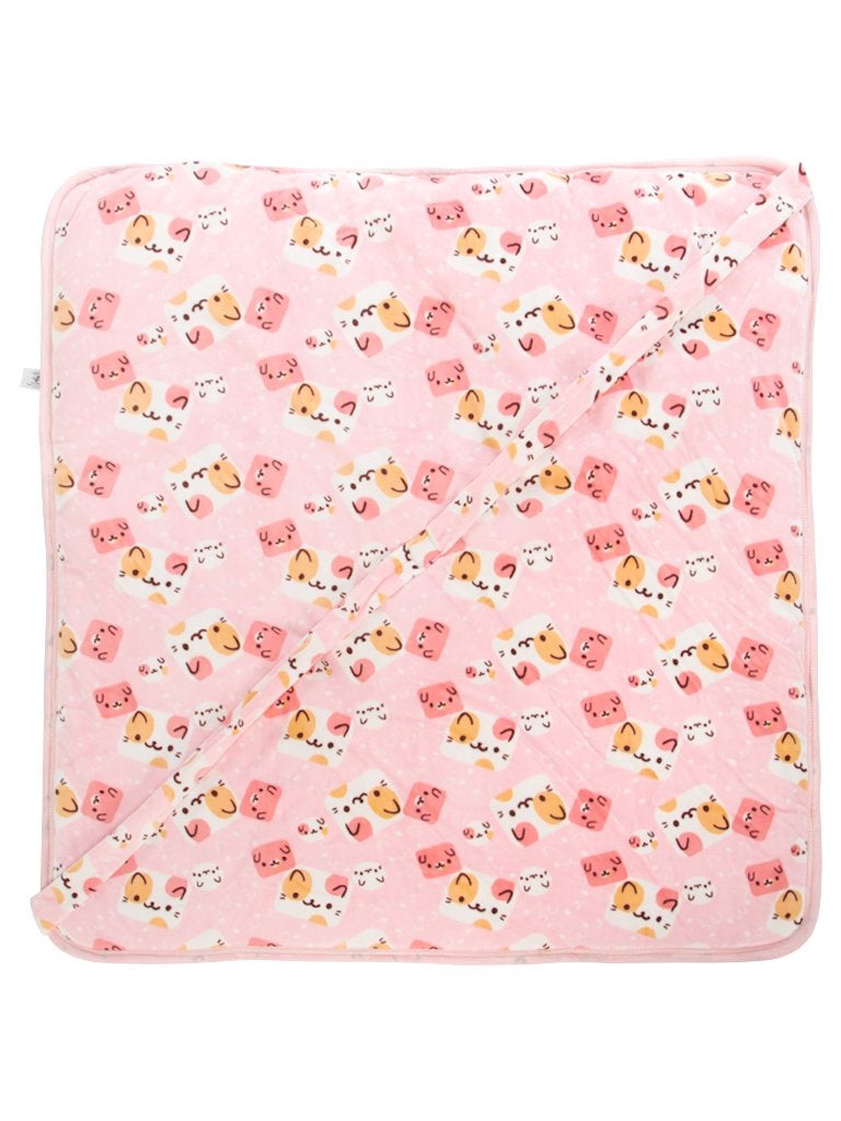 Mee Mee 100% Soft Cotton Hooded Baby Wrapper Cum Warmer, Blanket with Hood for New Born Baby 0 to 6 Months (Pink) - Image 3