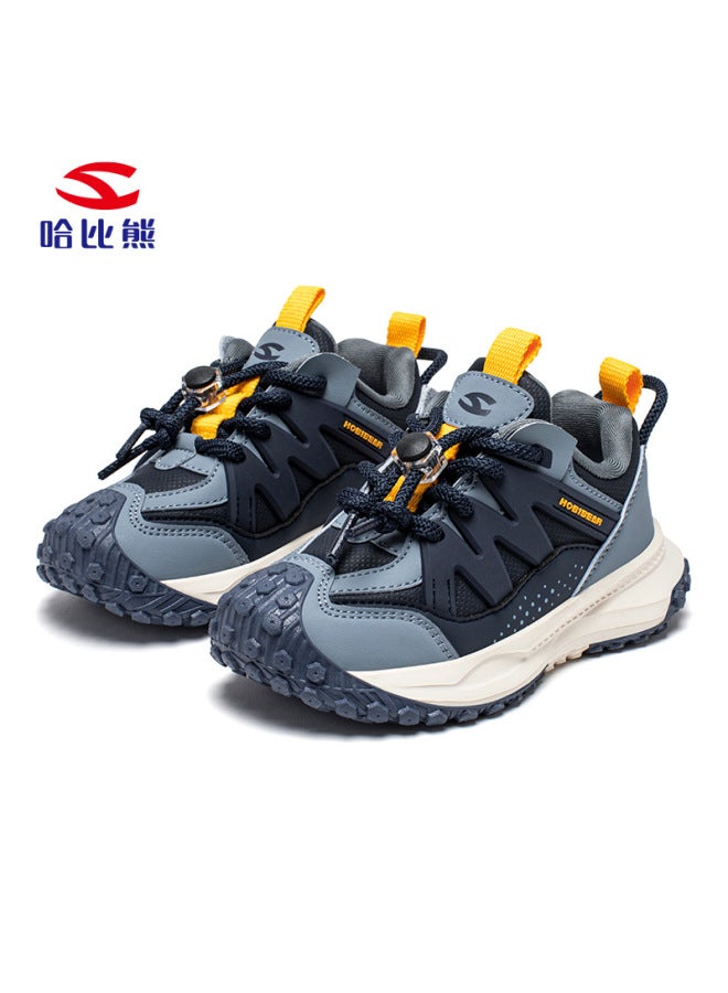 Habib Bear Leather Sneaker Spring And Autumn Casual Shoes Durian Bottom Father Shoes Women's Shoes Boys Shoes A Generation Of Hair