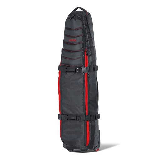 Bag Boy ZTF Golf Travel Cover for Airlines Expandable Body Padded Top Internal Compression Strap Lockable Full WrapAround Zipper - Image 1