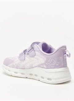 Kappa Girls Textured Sports Shoes with Hook and Loop Closure  - Image 2