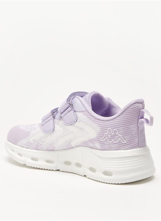 Kappa Girls Textured Sports Shoes with Hook and Loop Closure  - Image 2