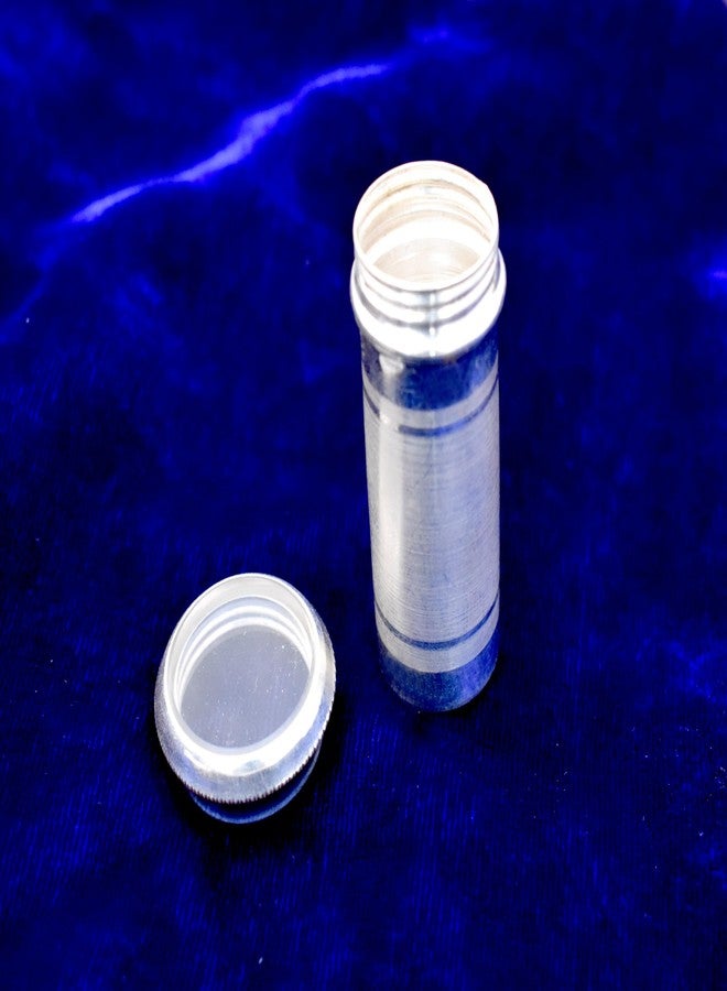 KMJ Pure Silver Box/dabbi for Multipurpose use, mouth freshner box, Pooja Items for Home, use as sindoor box for women (wt.15 grams) - Image 4