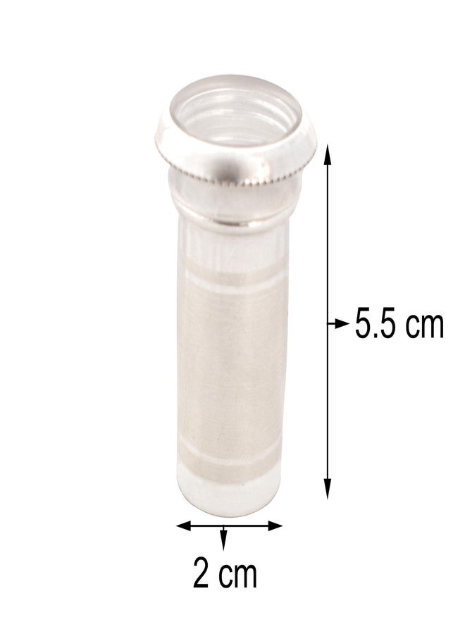 KMJ Pure Silver Box/dabbi for Multipurpose use, mouth freshner box, Pooja Items for Home, use as sindoor box for women (wt.15 grams) - Image 2