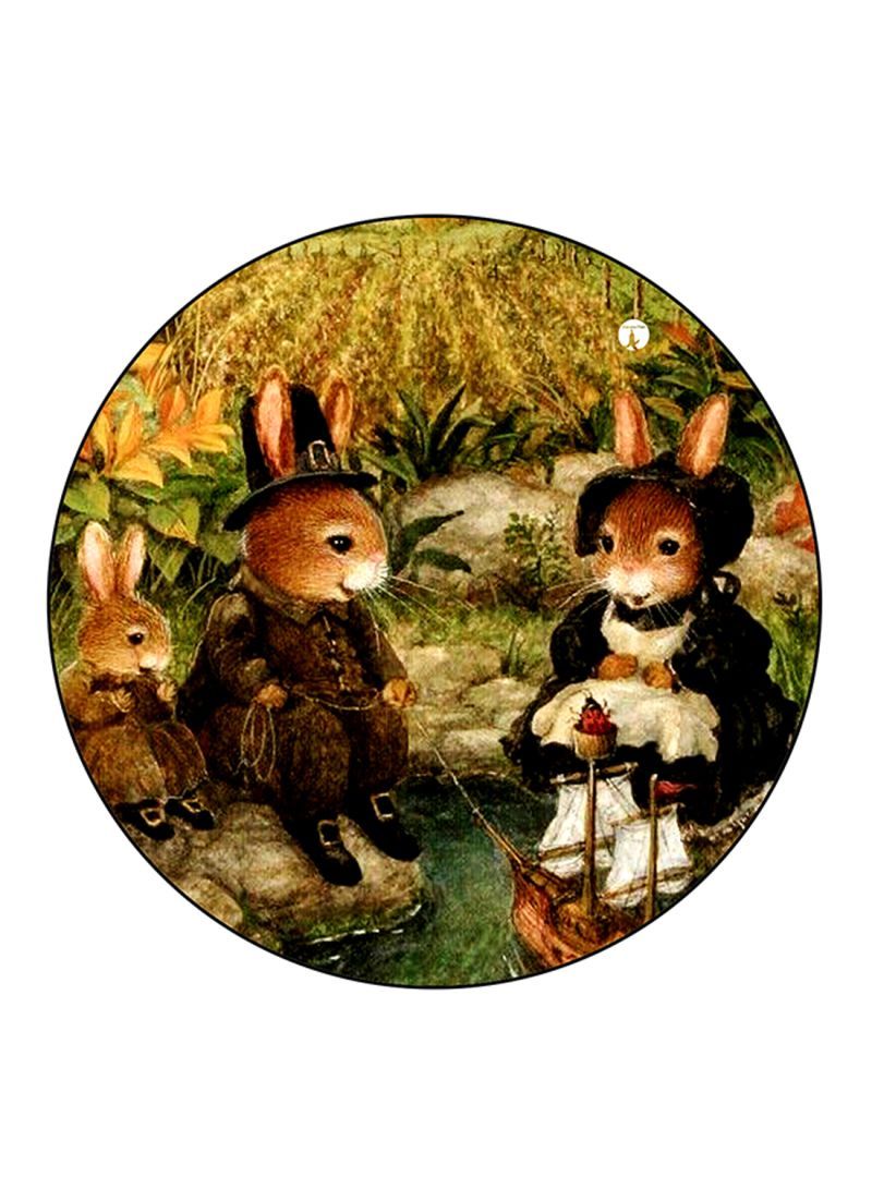 RKN Rabbits Printed Pin Multicolour - Image 1