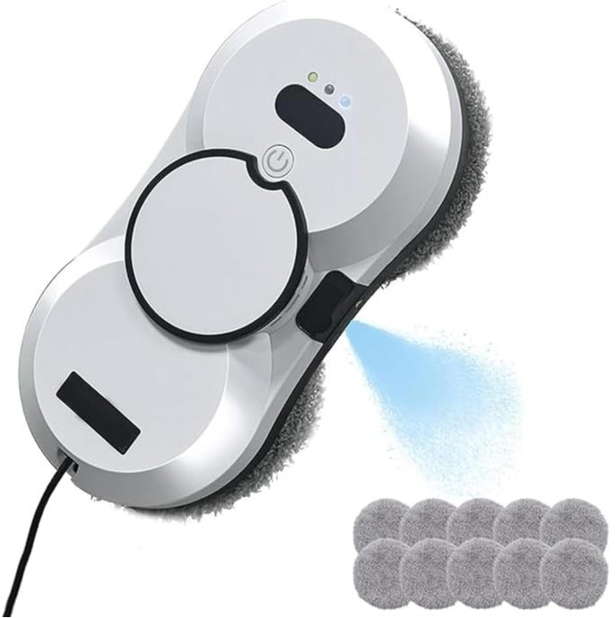 ديفاكي روبوت تنظيف النوافذ ديفاكي نيكسا برو - أوضاع تلقائية ويدوية، كشف الحواف، جهاز تحكم عن بعد، قوة شفط 3000 باسكال، تصميم صغير الحجم - Image 1