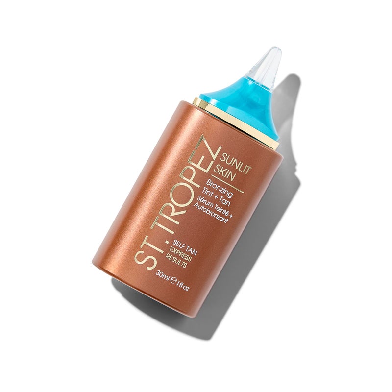 St.Tropez Sunlit Skin Bronzing Tint and Liquid Bronzer For Face & Skin, Creates A Sun-Kissed Glow with Hyaluronic acid, 1 FL OZ - Image 1