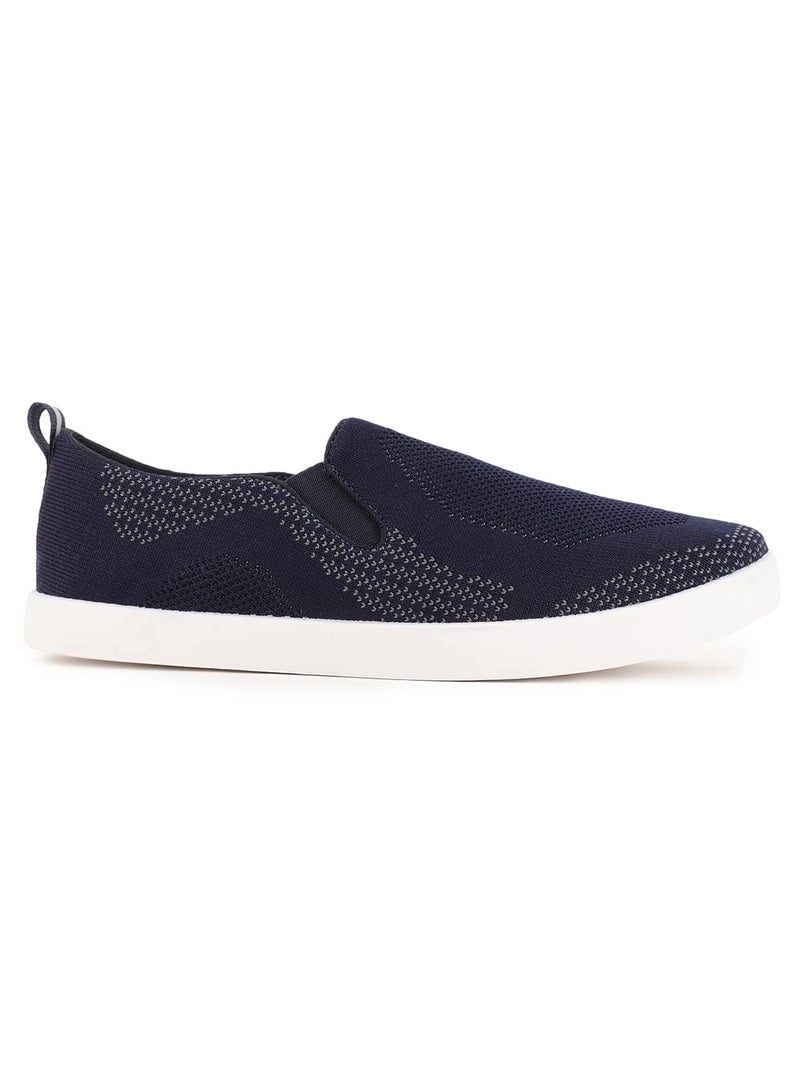 Bata Women's CARA Knit Casual Shoes Blue - 5 UK (5519555) - Image 2