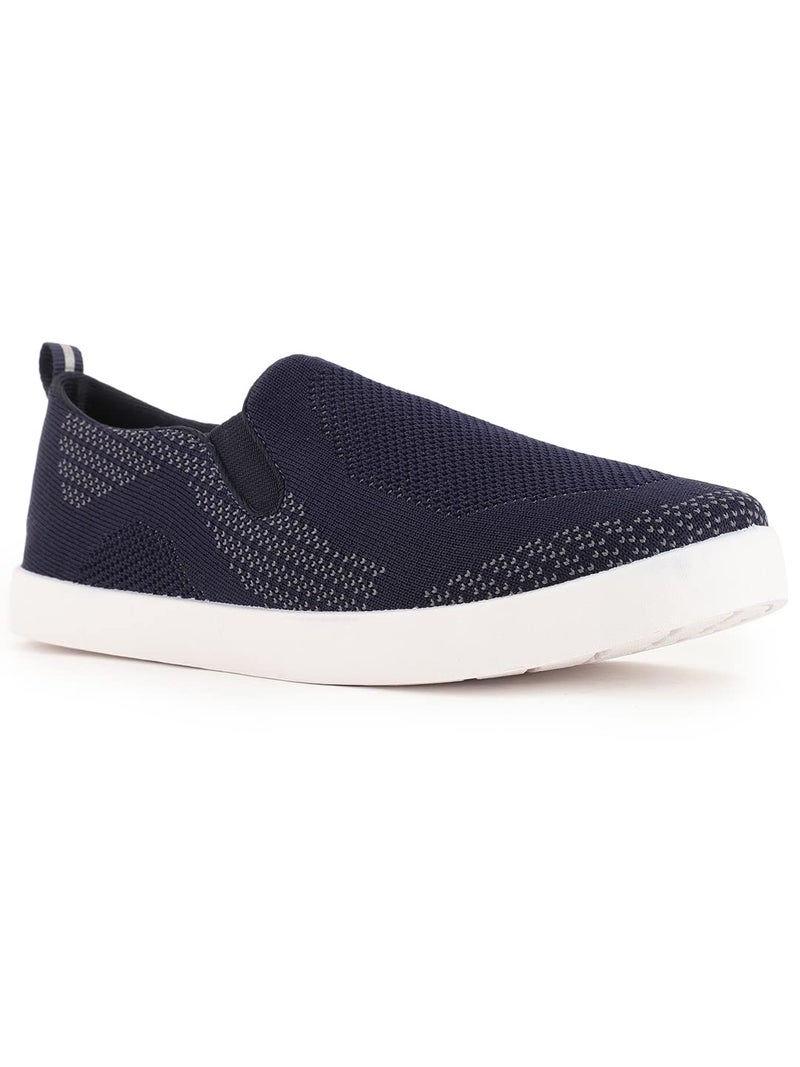 Bata Women's CARA Knit Casual Shoes Blue - 5 UK (5519555) - Image 1