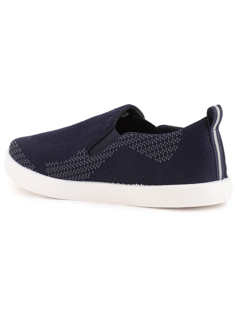 Bata Women's CARA Knit Casual Shoes Blue - 5 UK (5519555) - Image 3