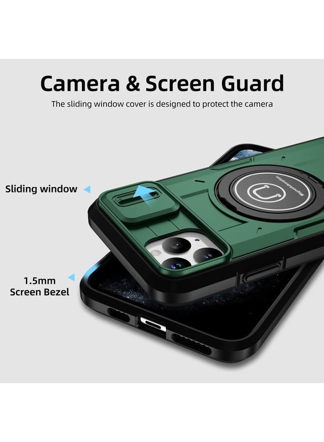 Zaboon Case For iPhone 11 Pro Sliding Camshield TPU Hybrid PC Magnetic Holder Phone Case - Image 4